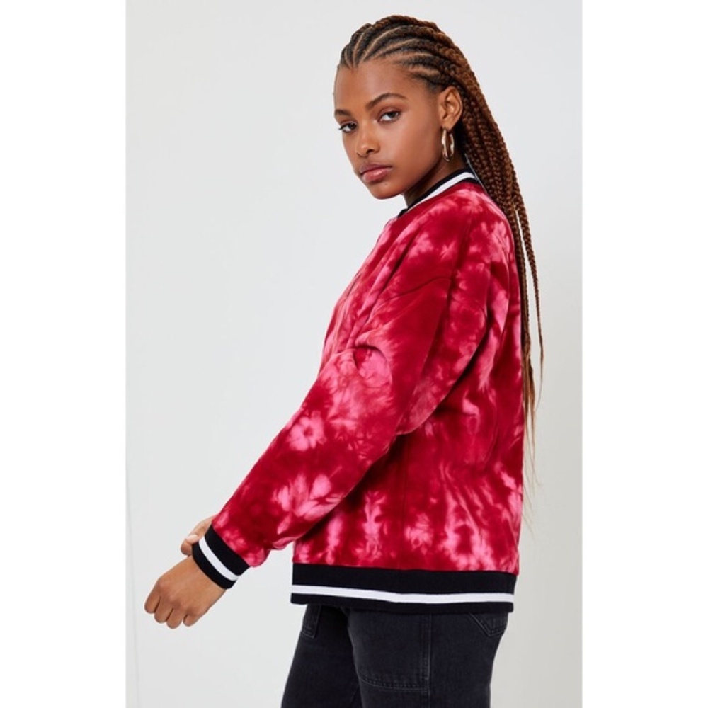 THE RAGGED PRIEST Proud Pink Tie Dye Sweatshirt - Picture 3 of 10